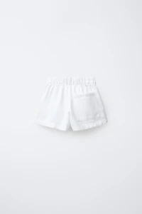 BERMUDA EN DENIM ÉLASTIQUE