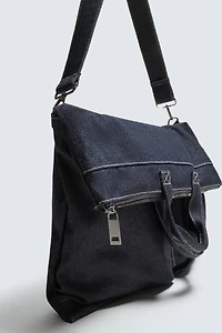 DENIM SHOPPER BAG