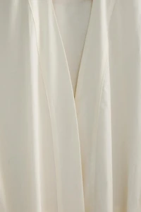COTTON ROBE WITH EMBROIDERY