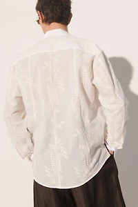RELAXED FIT EMBROIDERED SHIRT