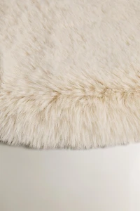 IRREGULAR FUZZY SMALL AREA RUG