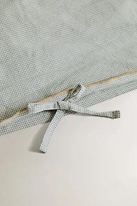 KATHARINE POLE MINI CHECK DUVET COVER