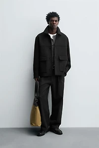 REGULAR FIT POCKET OVERCOAT