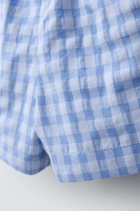 SHORT À CARREAUX VICHY