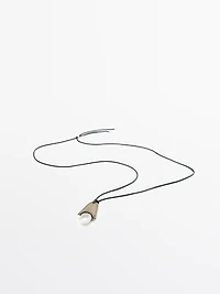Leather pendant