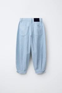 BAGGY PLEATED PANTS