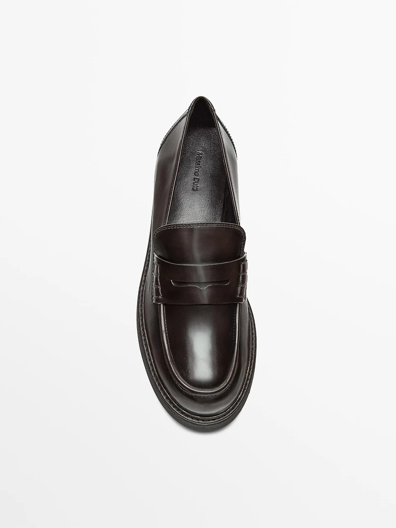 Mocassins masque et semelle crantée