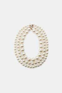 3-PACK OF PEARL NECKLACES