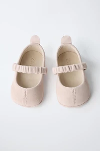 LEATHER BALLET FLATS