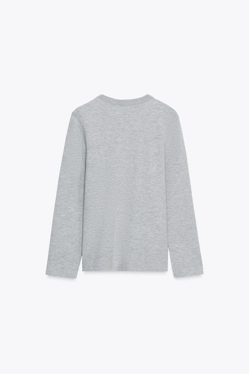 INTERLOCK LONG SLEEVE T-SHIRT