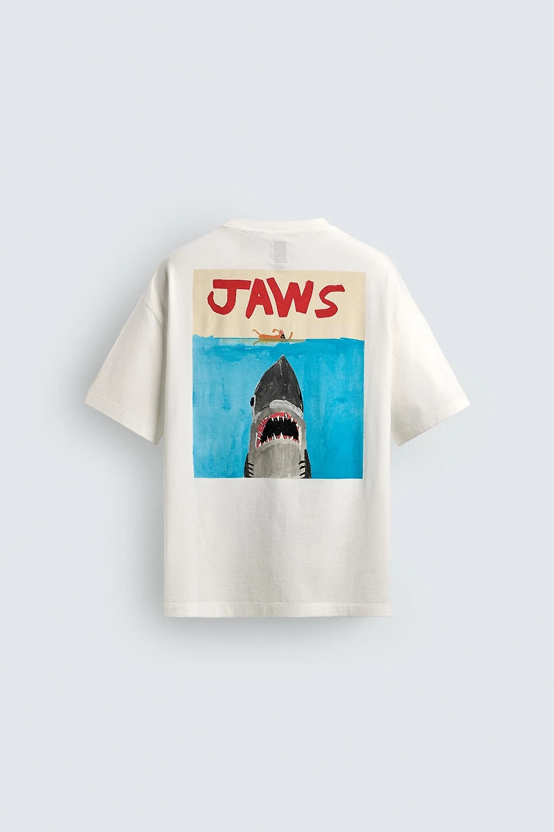 JAWS© UCS LLC AND AMBLIN X DYLAN´S T-SHIRT CLUB ZARA ILLUSTRATED