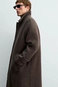 DOUBLE BREASTED MANTECO® WOOL BLEND COAT AARON LEVINE X ZARA