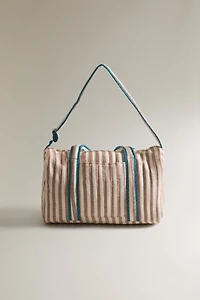 STRIPED DIAPER BAG