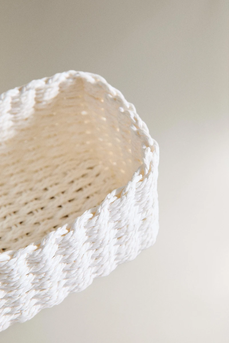 WOVEN PAPER BASKET