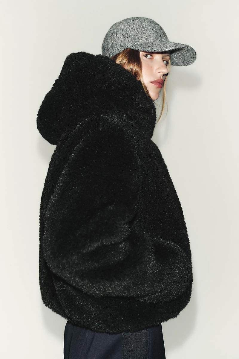 THERMAL INSULATED SHERPA HOODIE ANORAK