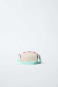 MINNIE MOUSE © DISNEY FAUX SHEARLING CROSSBODY BAG