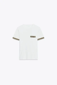 T-SHIRT FIL MÉTALLISÉ