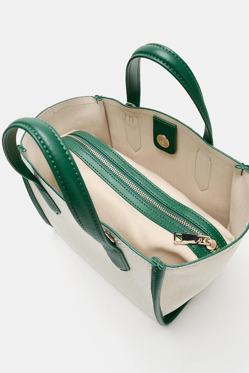 CANVAS MINI SHOPPER BAG