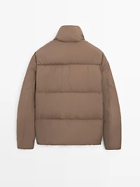 Water-repellent puffer jacket