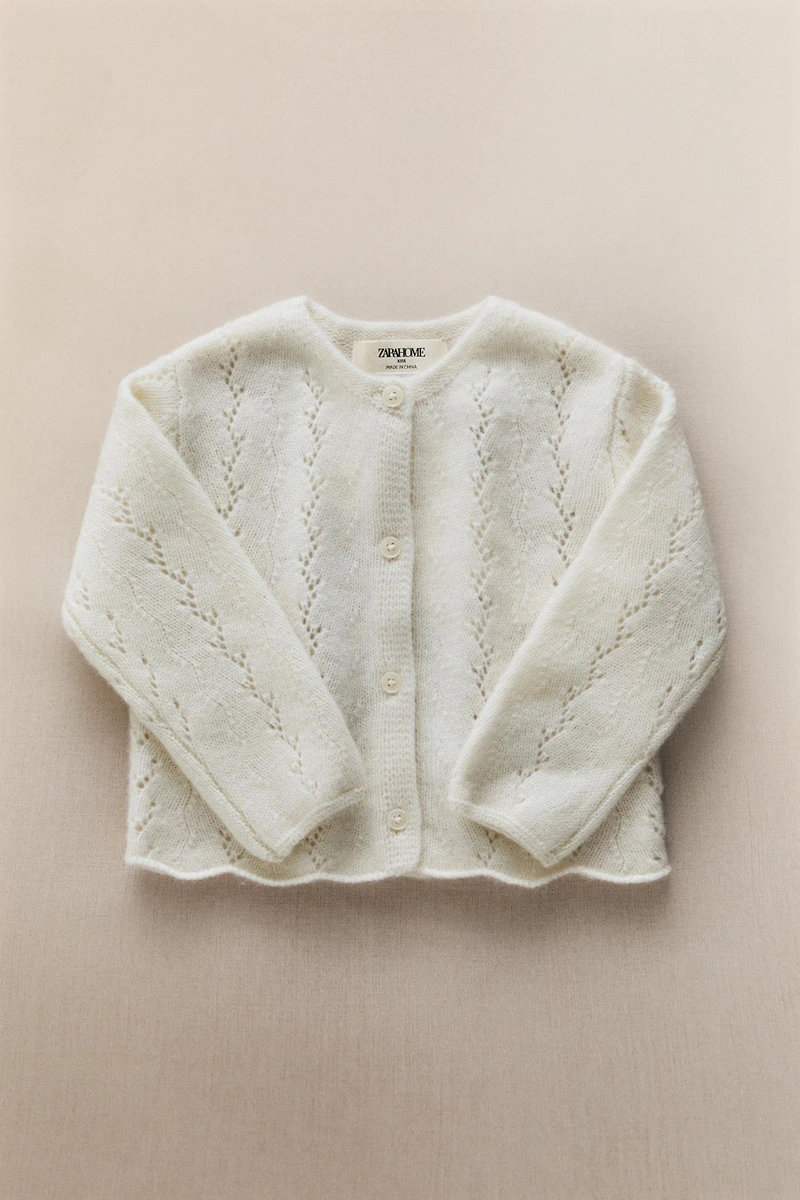 VESTE BÉBÉ CACHEMIRE