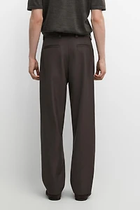 100% cool wool total look pants