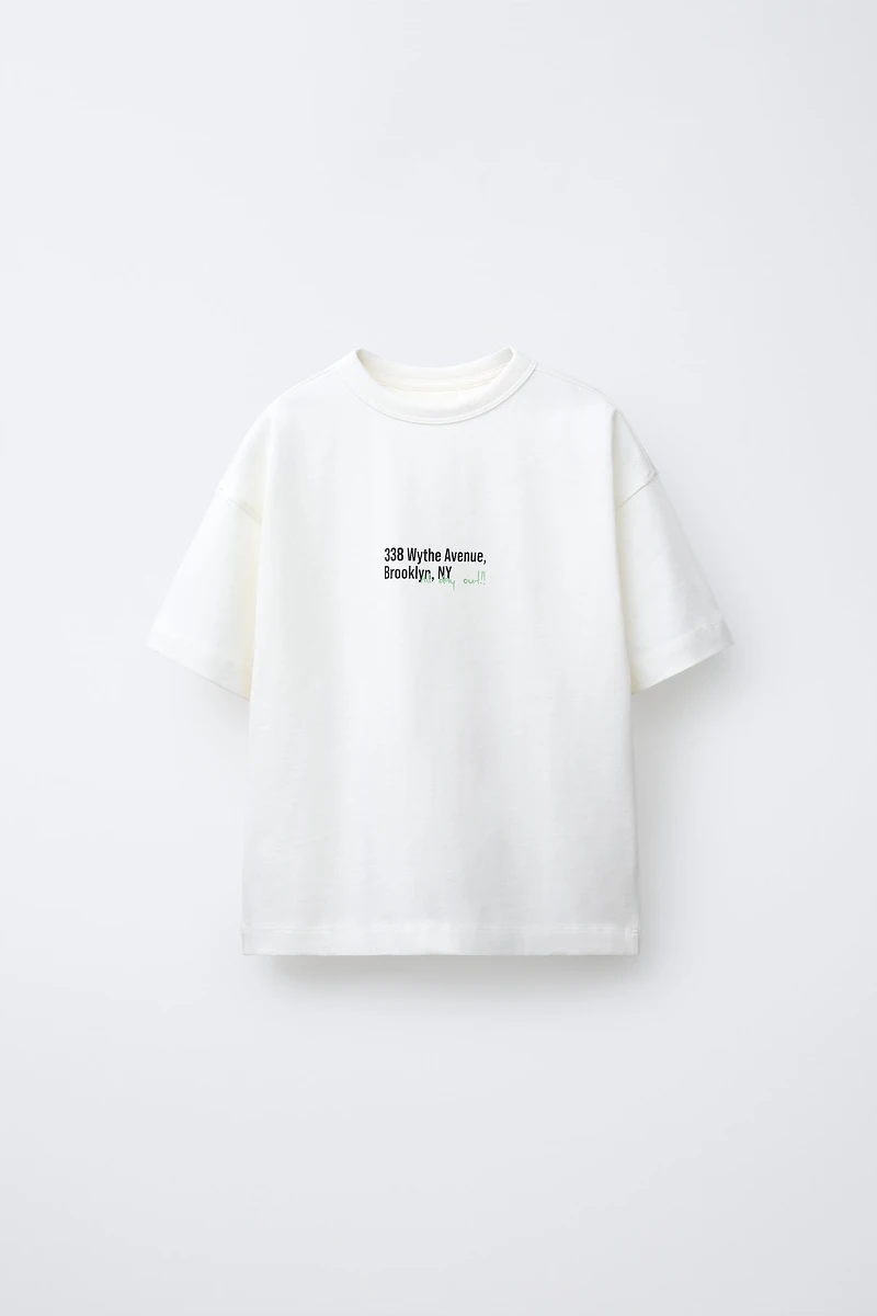 COMFY TEXT T-SHIRT