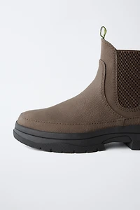 ANKLE BOOTS WITH PULL TABS