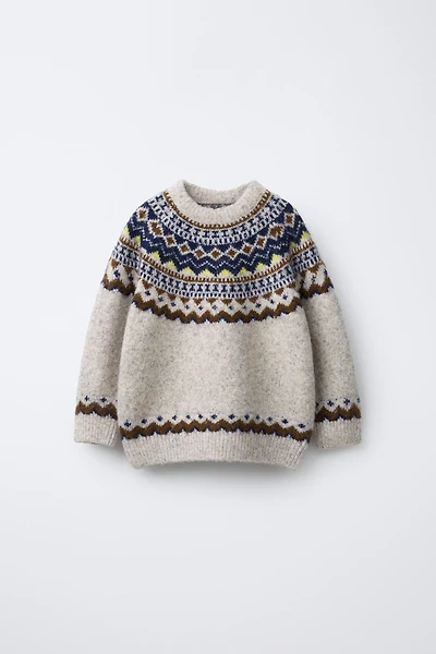 PULL EN TRICOT JACQUARD