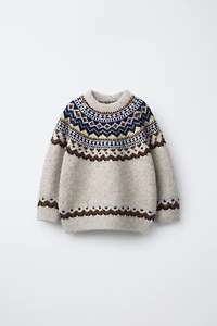 JACQUARD KNIT JUMPER