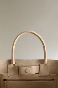 SAC CABAS CUIR NOBUCK