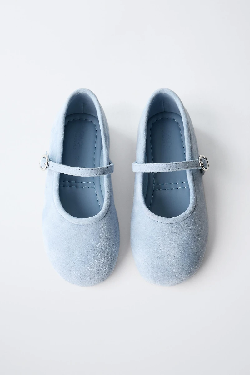BALLERINES EN CUIR