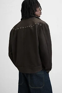 FAUX SUEDE JACKET