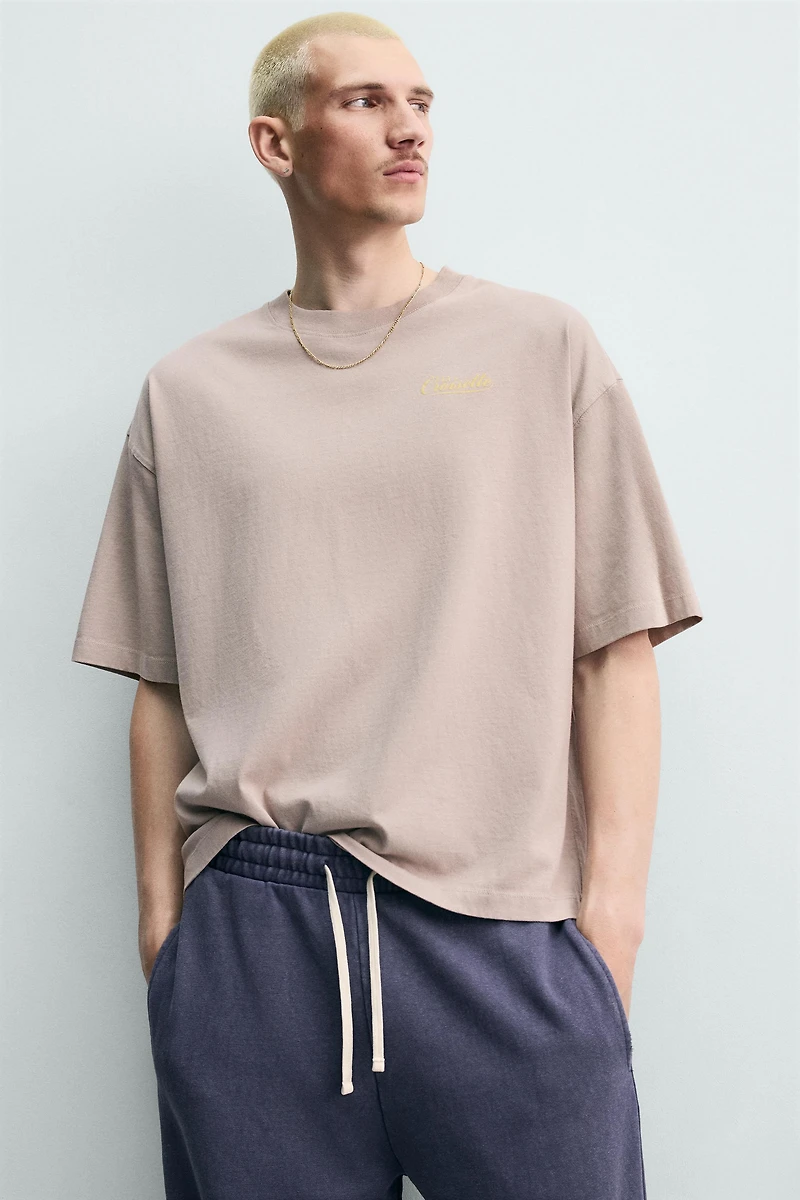PRINTED TEXT T-SHIRT