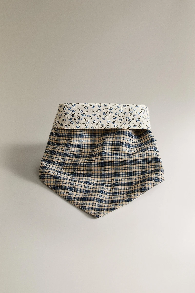 COTTON FLORAL PET BANDANA