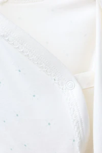 THREE-PACK OF KIMONO NECK STAR BODYSUITS