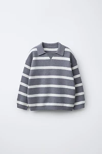STRIPED KNIT SWEATER