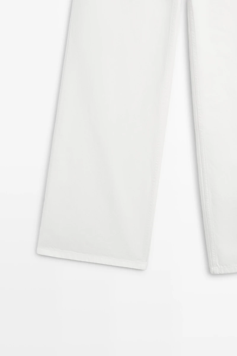Jean wide leg taille haute