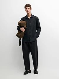 Extra fine regular fit linen shirt