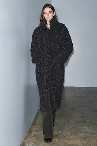 LONG FLEECE COAT ZW COLLECTION