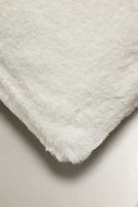 FAUX FUR THROW PILLOW COVER