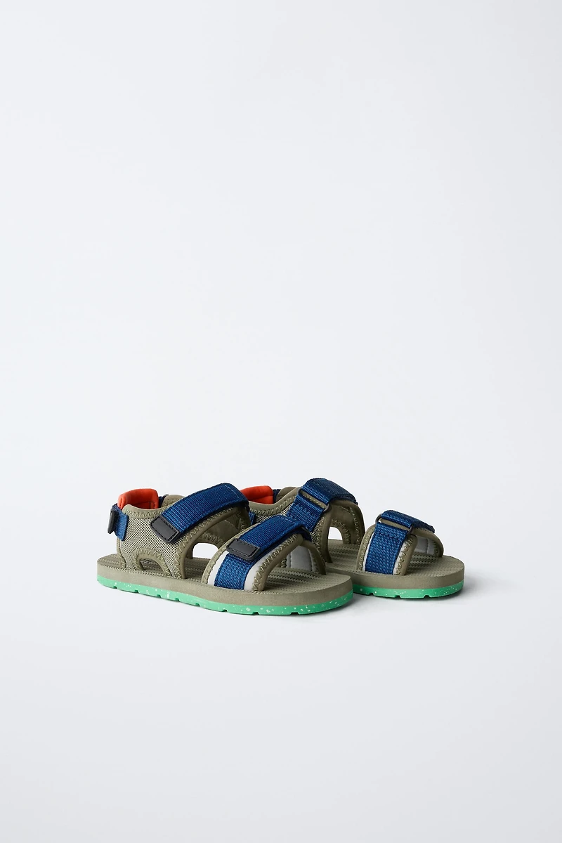 COLOR TECHNICAL SANDALS
