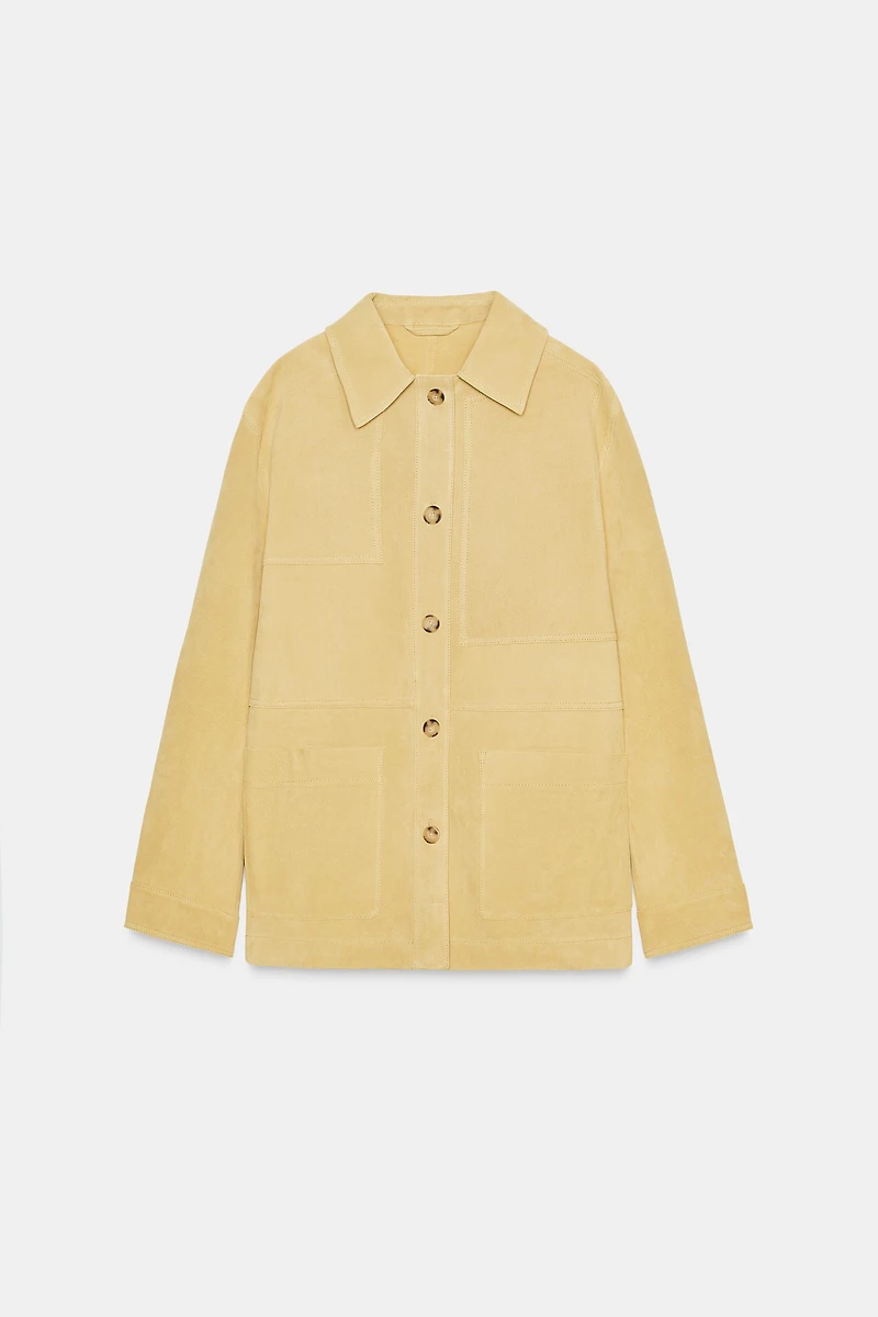 100% SUEDE LEATHER JACKET