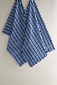 STRIPED FISH KITCHEN TOWELS (PACK OF 2)