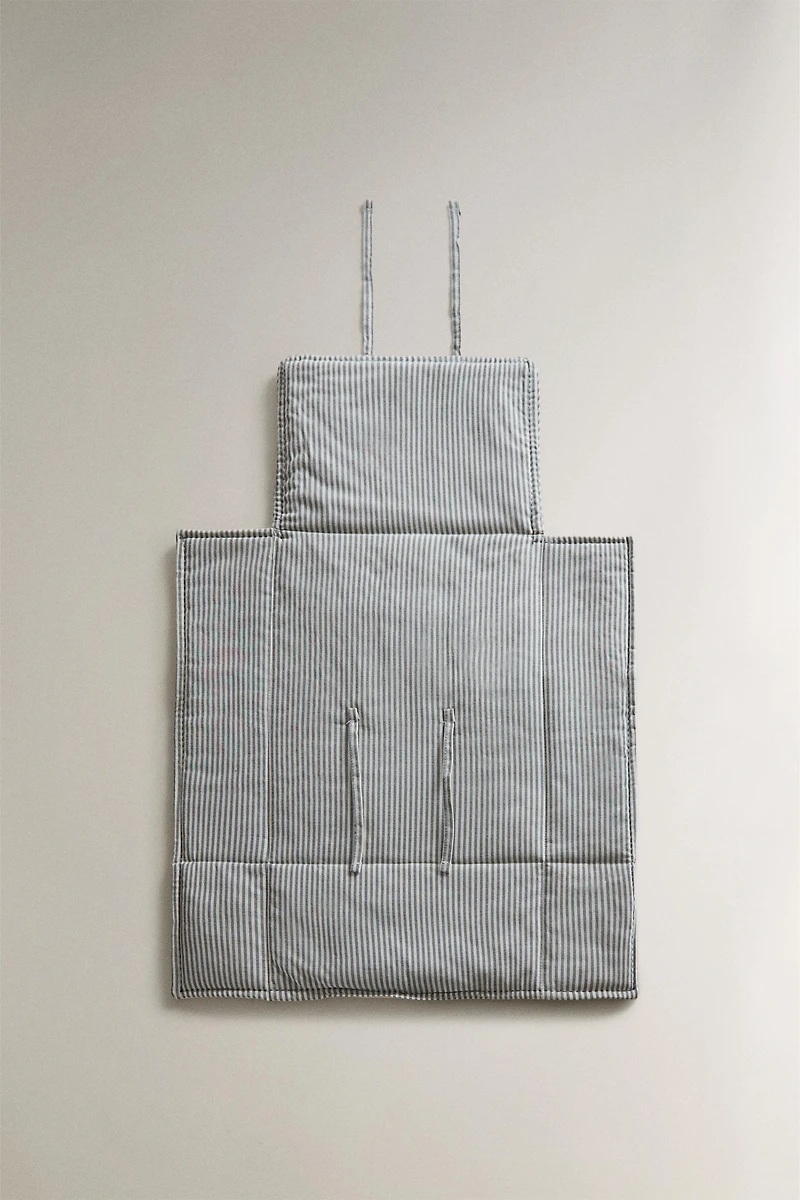 MATELAS À LANGER BÉBÉ RAYURES