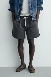 WASHED JOGGER SHORTS