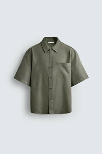 RELAXED FIT FLOWY SHIRT