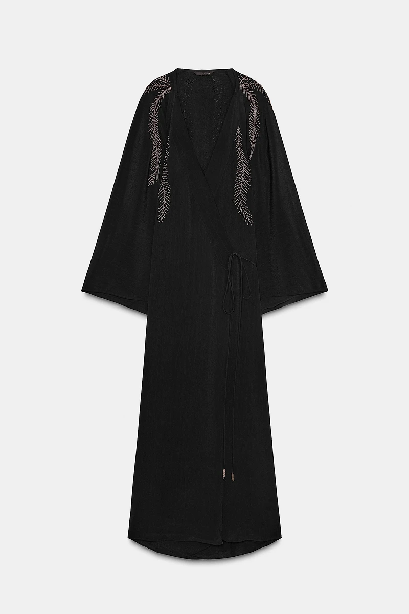 ZW COLLECTION BEADED EMBROIDERY DRESS
