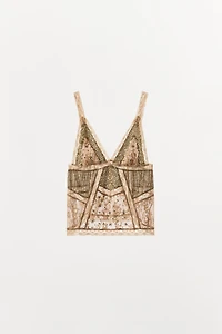 LIMITED EDITION LACE SEQUIN TOP