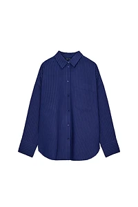 ZW COLLECTION JACQUARD STRIPED SHIRT