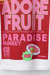 APPLE AND LABEL T-SHIRT